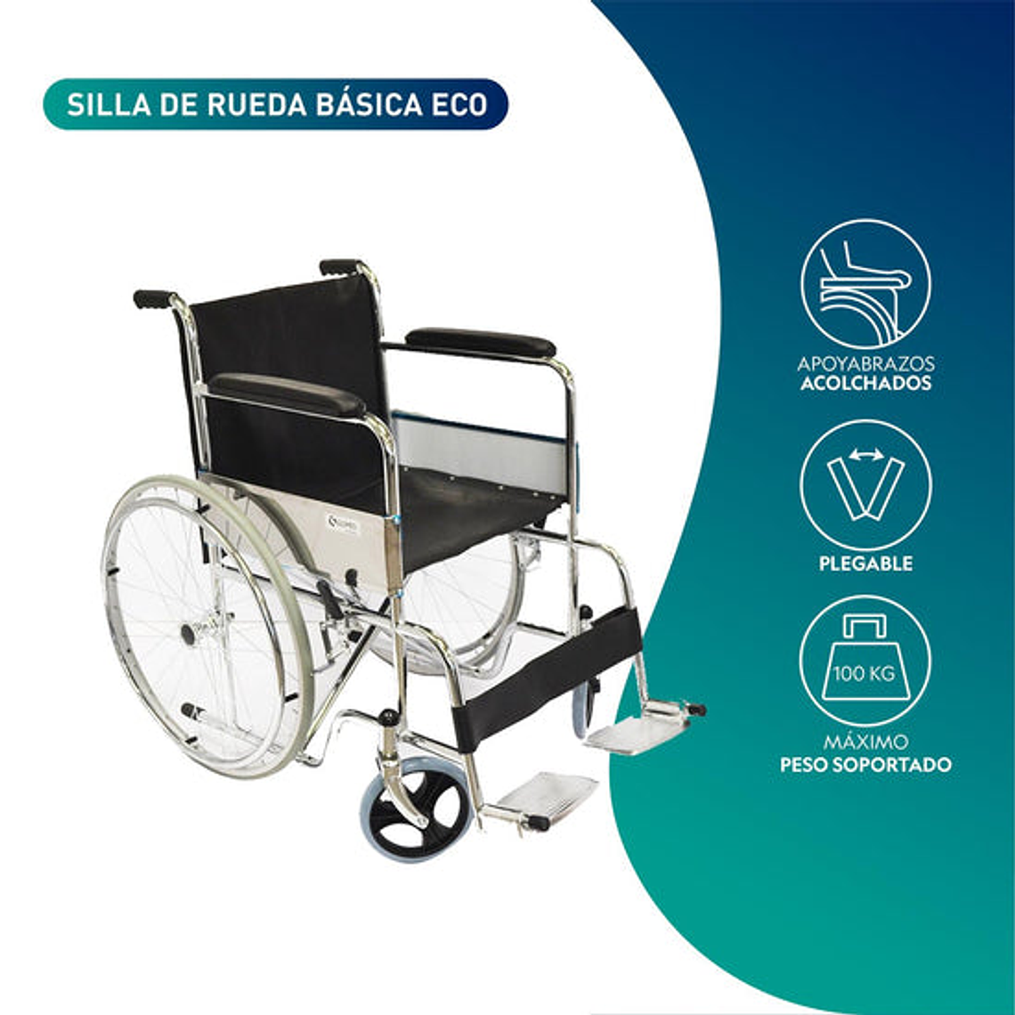 Silla De Ruedas Estándar Asiento Eco 2