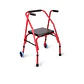 Andador Plegable con Asiento y Ruedas - Miniatura 1