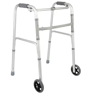 Andador plegable 2 ruedas (soporta hasta 130 Kg)