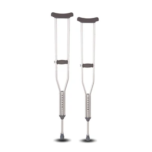Muletas Axilares de Aluminio Regulables - Par