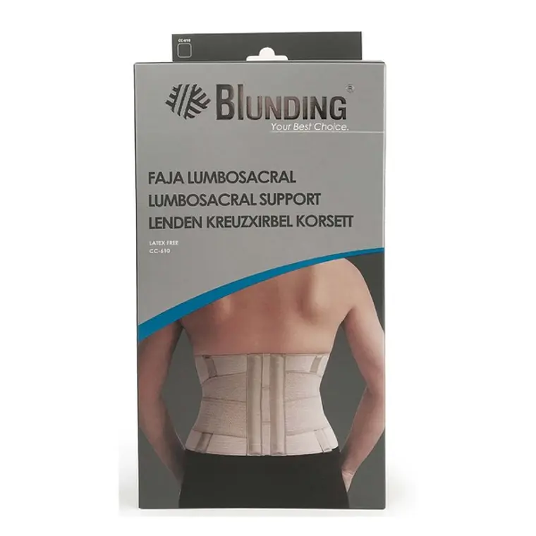 Faja Lumbosacral con Barras Flexibles de Contención 2