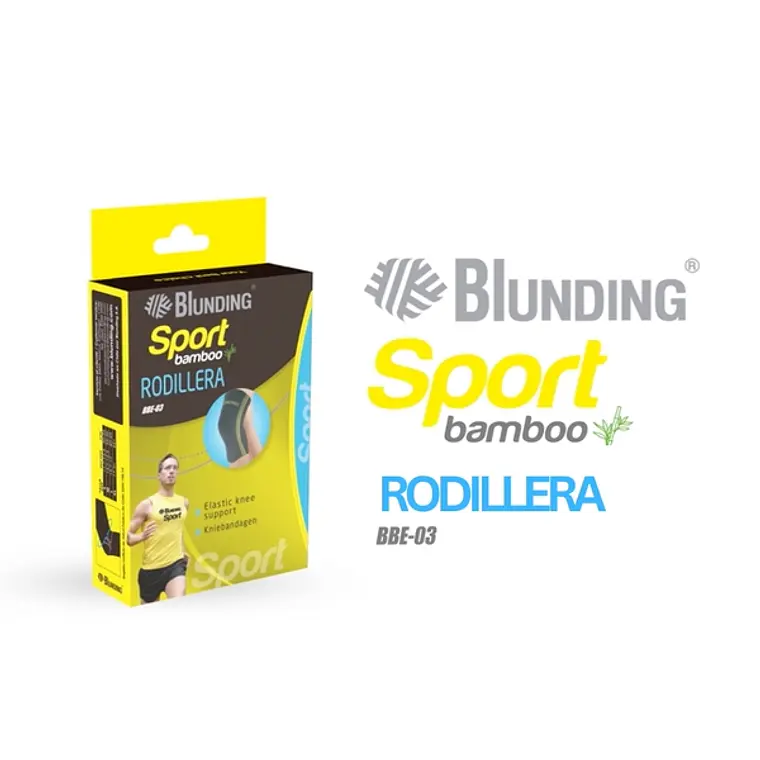 Rodillera de Compresión en Fibra de Bambú 6