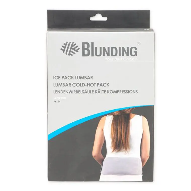 Soporte Faja Lumbar Blunding con Compresa Frío-Calor Reutilizable (Talla Única) 6