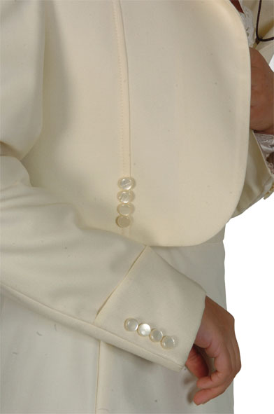 Chaqueta De Huasa Marfil Catron imagen 6