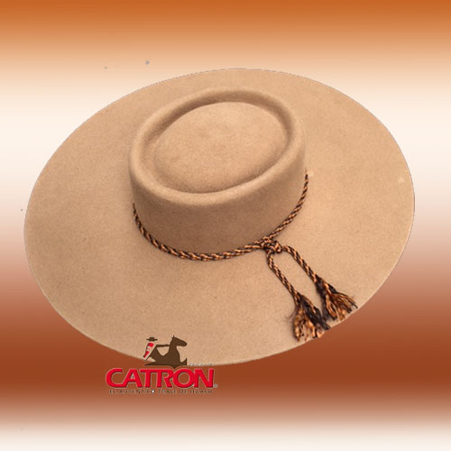 Sombrero de paño Camel