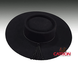 Sombrero de paño Negro