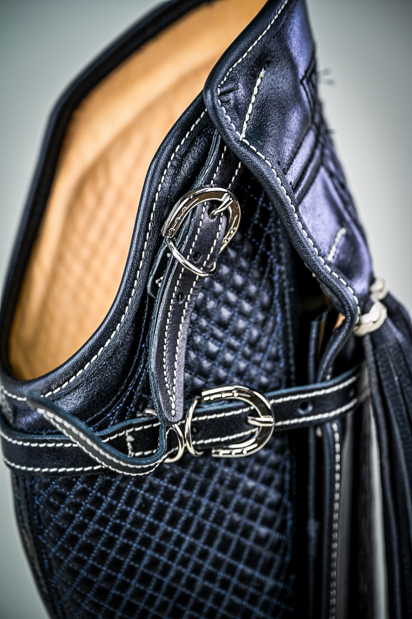 Corralera Cuero Victoria Con Hebilla Inoxidable imagen 3