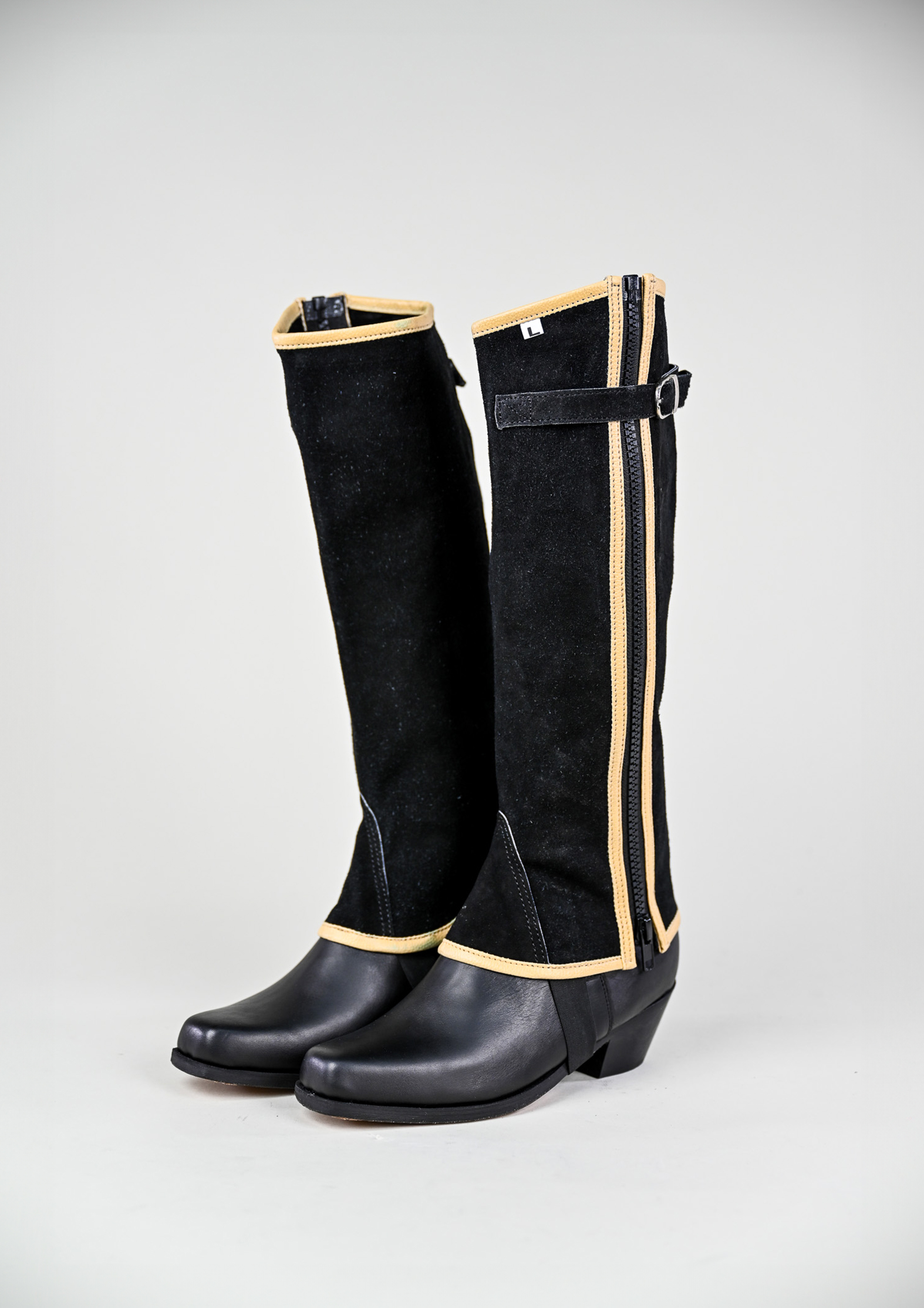 Polaina De Cuero Con Cierre imagen 4