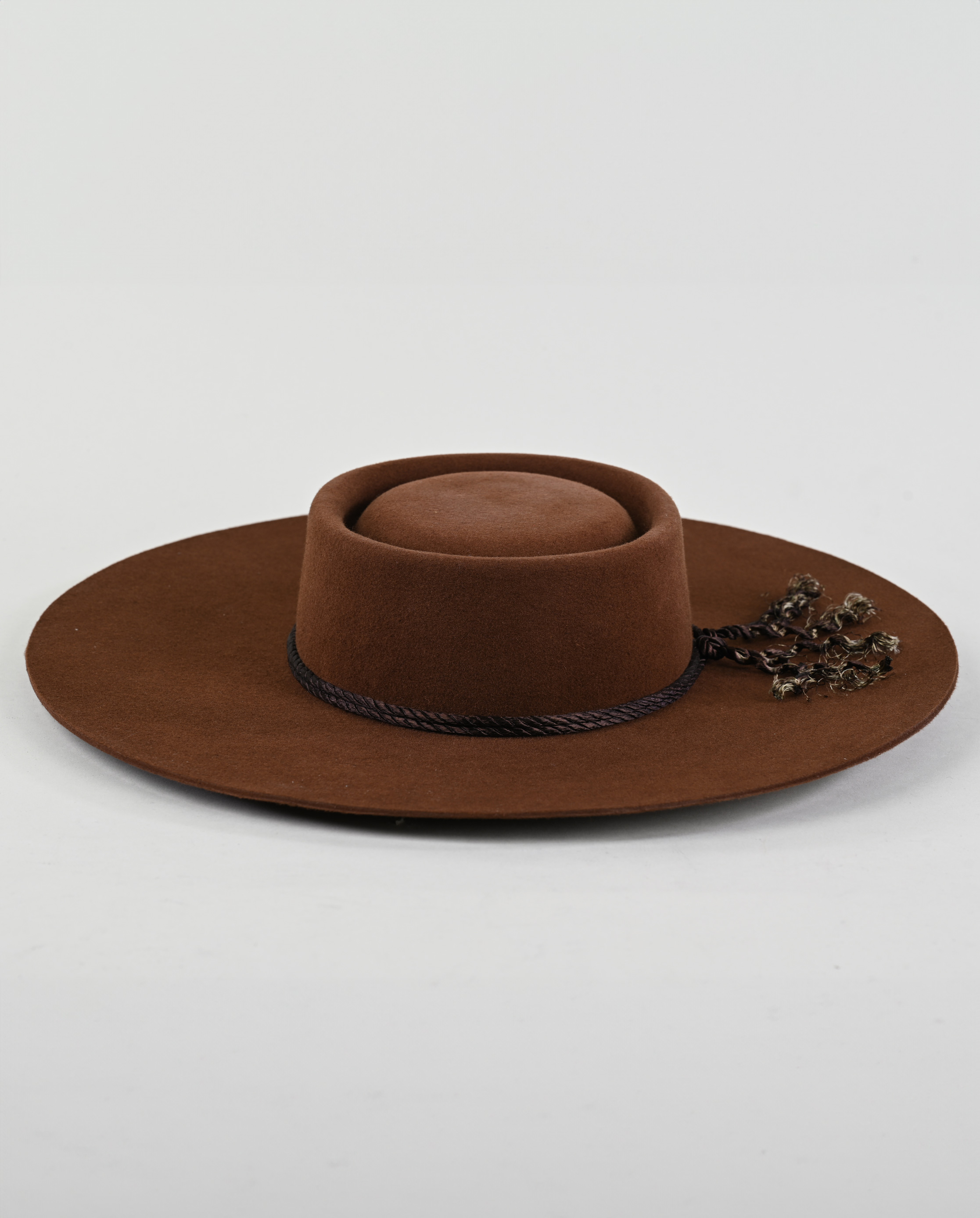 Sombrero De Huaso Paño Extra Carmelita Catron  imagen 1