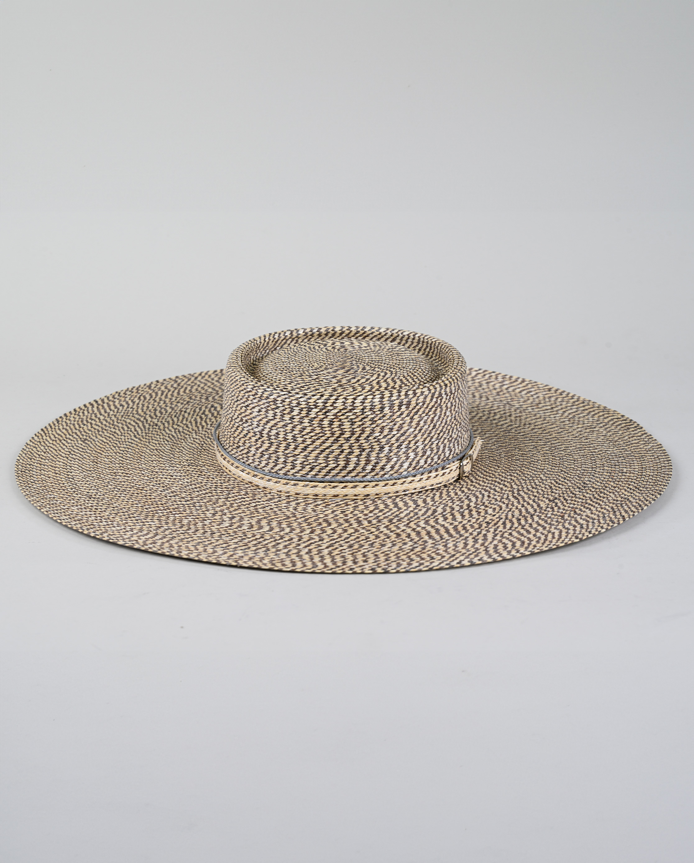 Chupalla De Huaso Trigo Fina Jaspeada Catron imagen 1