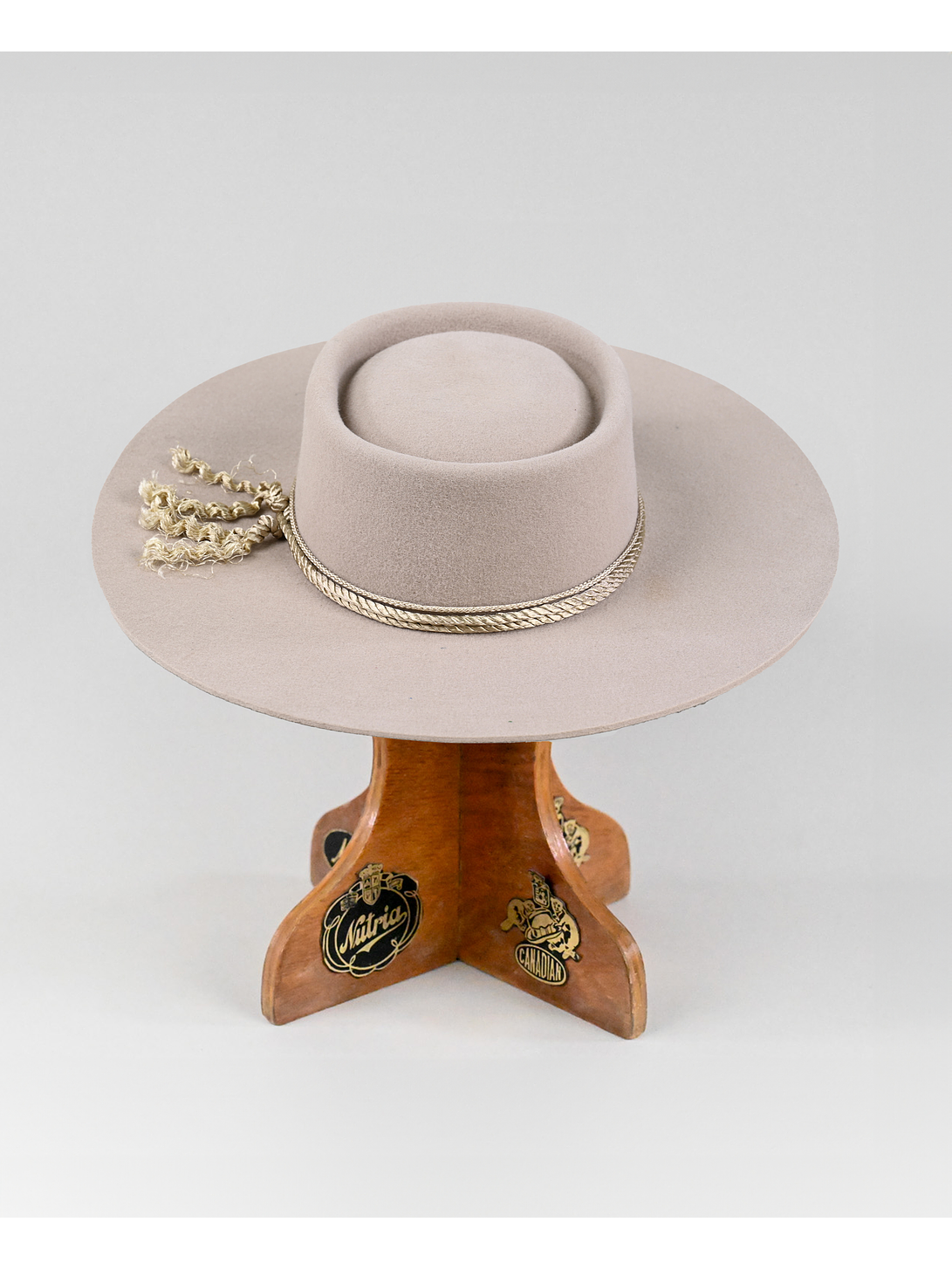 Sombrero De Huasa Neo Fieltro Beige Catron  2