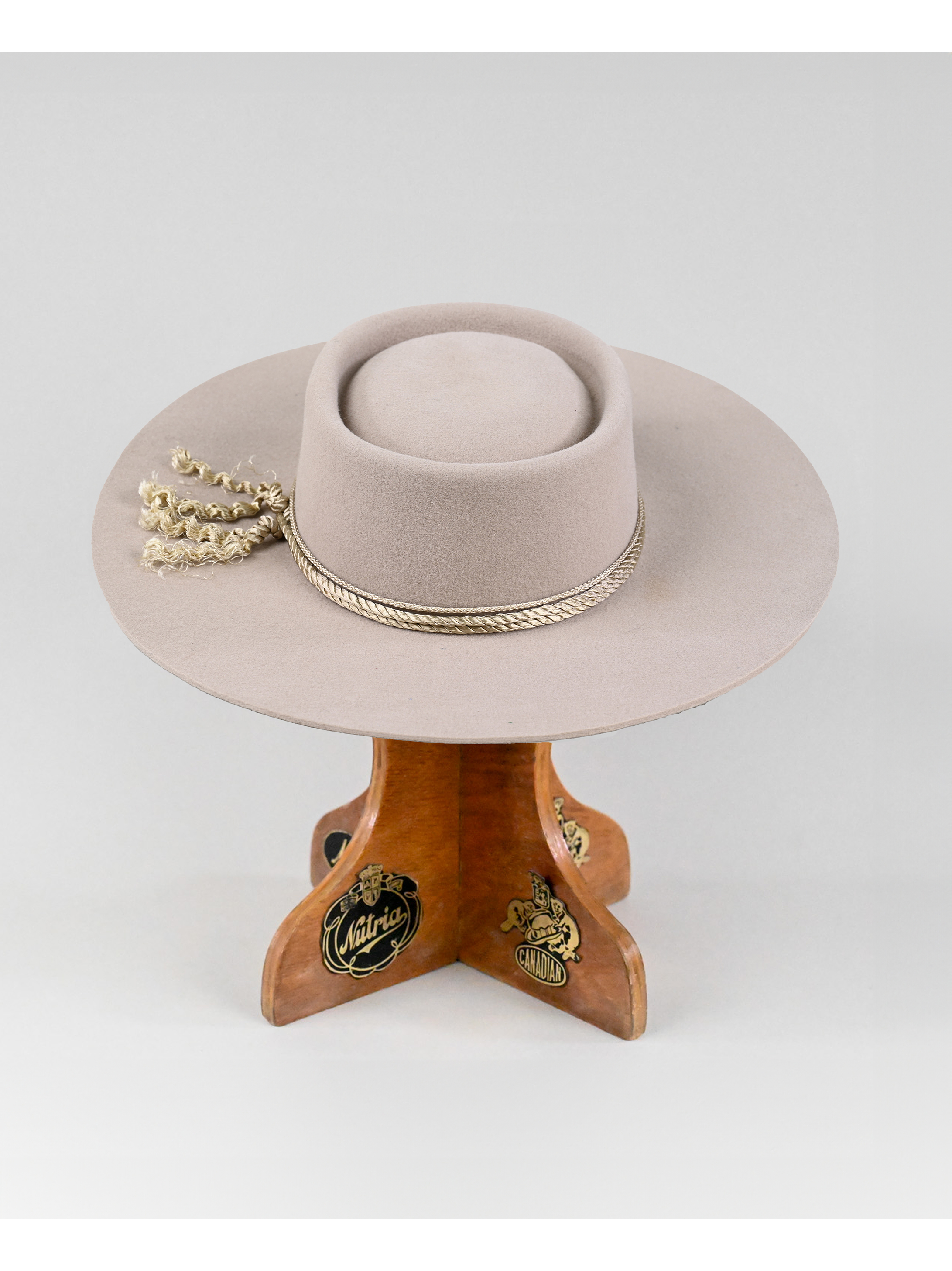 Sombrero De Huasa Neo Fieltro Beige Catron  2
