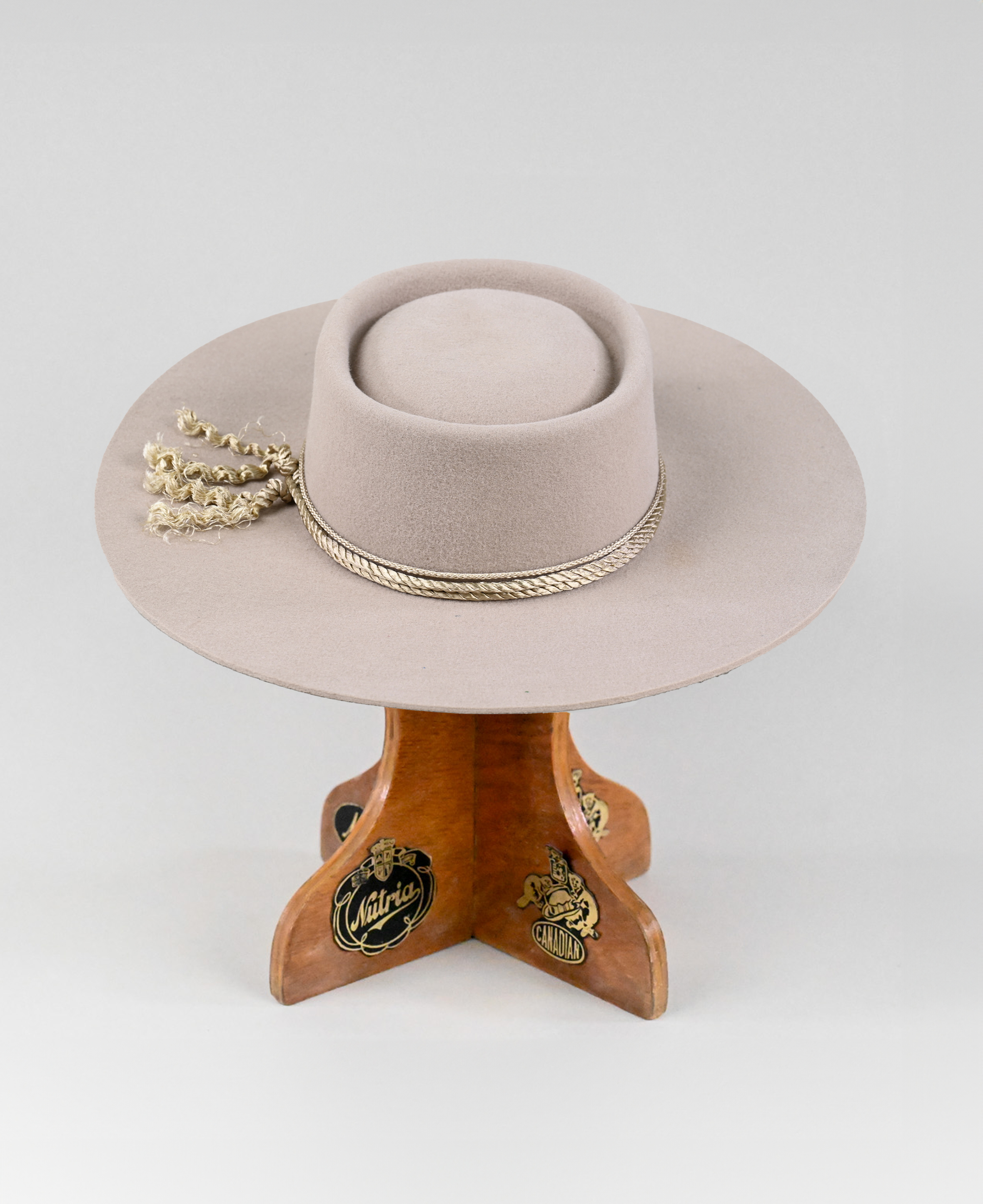 Sombrero De Huasa Neo Fieltro Beige Catron  imagen 2