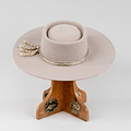 Sombrero De Huasa Neo Fieltro Beige Catron  miniatura 2