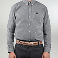 Camisa de Huaso Cuadrillé Negra Catron miniatura 1