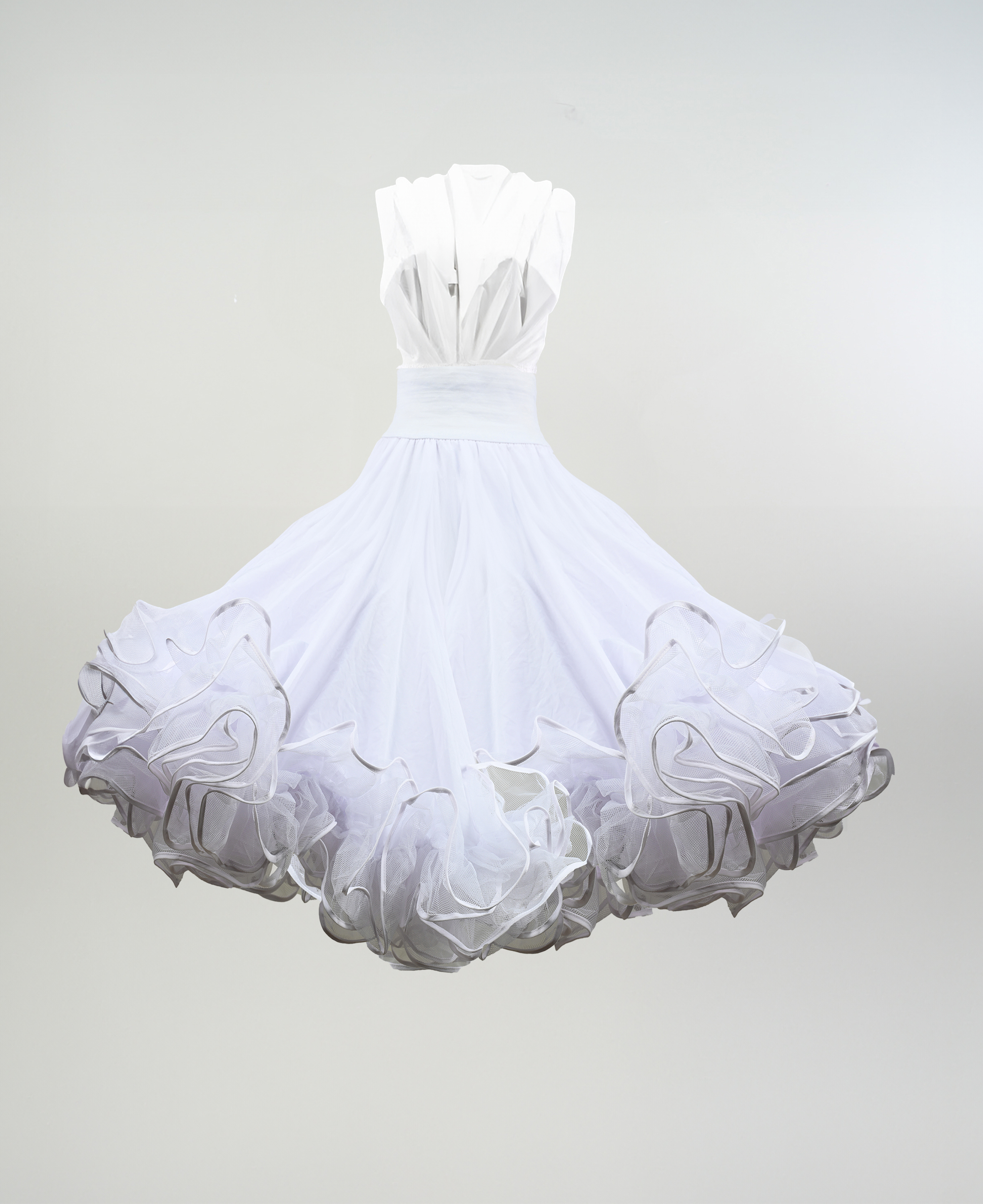 Falso Para Vestido De Huasa Plato Catron imagen 1