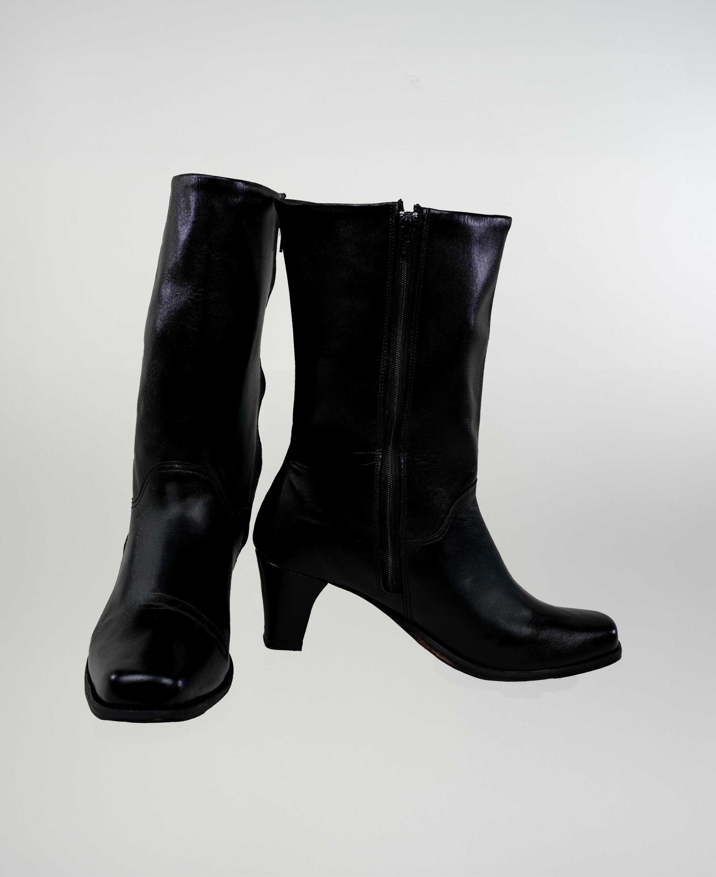 Bota de Huasa Catron Negra imagen 1