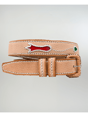 Cinturón Cuero Ingles Piel pasado