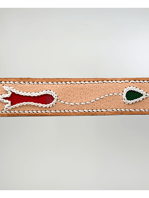 Cinturón Cuero Ingles Piel pasado