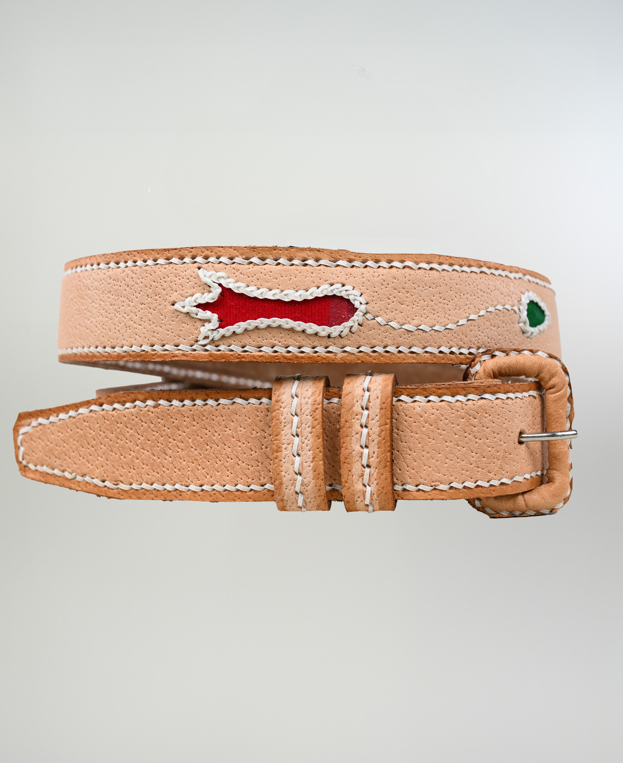 Cinturón Cuero Inglés Pasado imagen 1