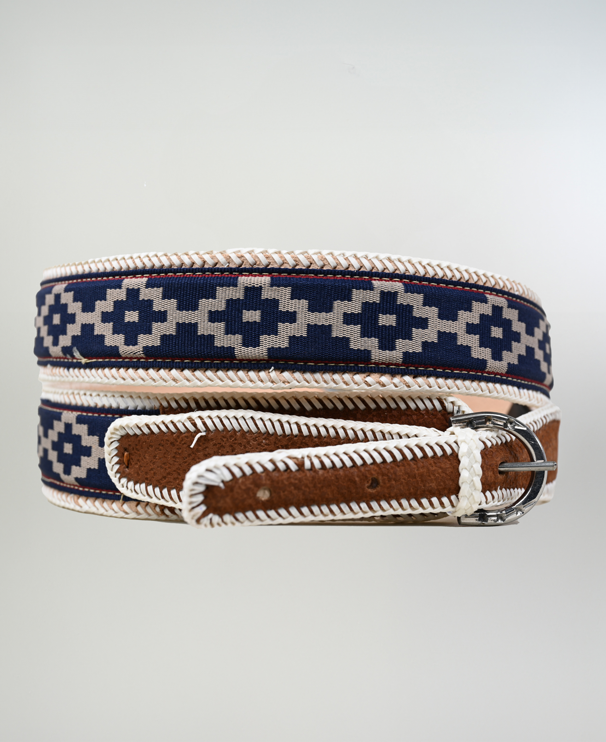 Cinturón de cuero con Cinta imagen 1