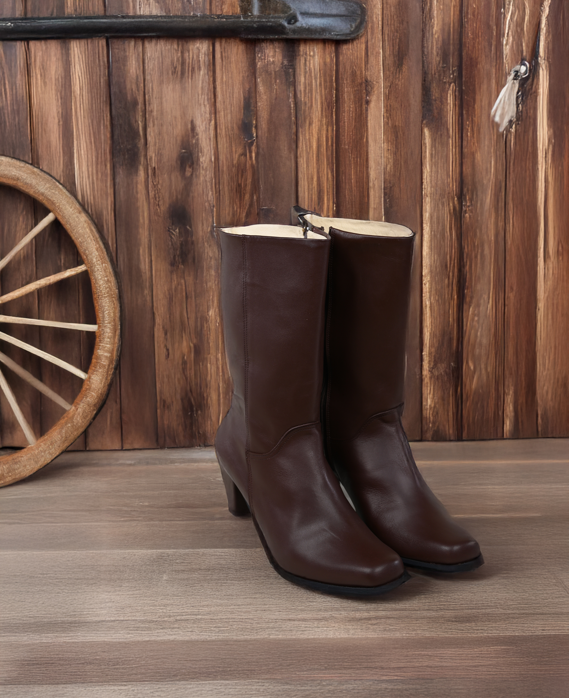 Bota De Huasa Catron Café imagen 2