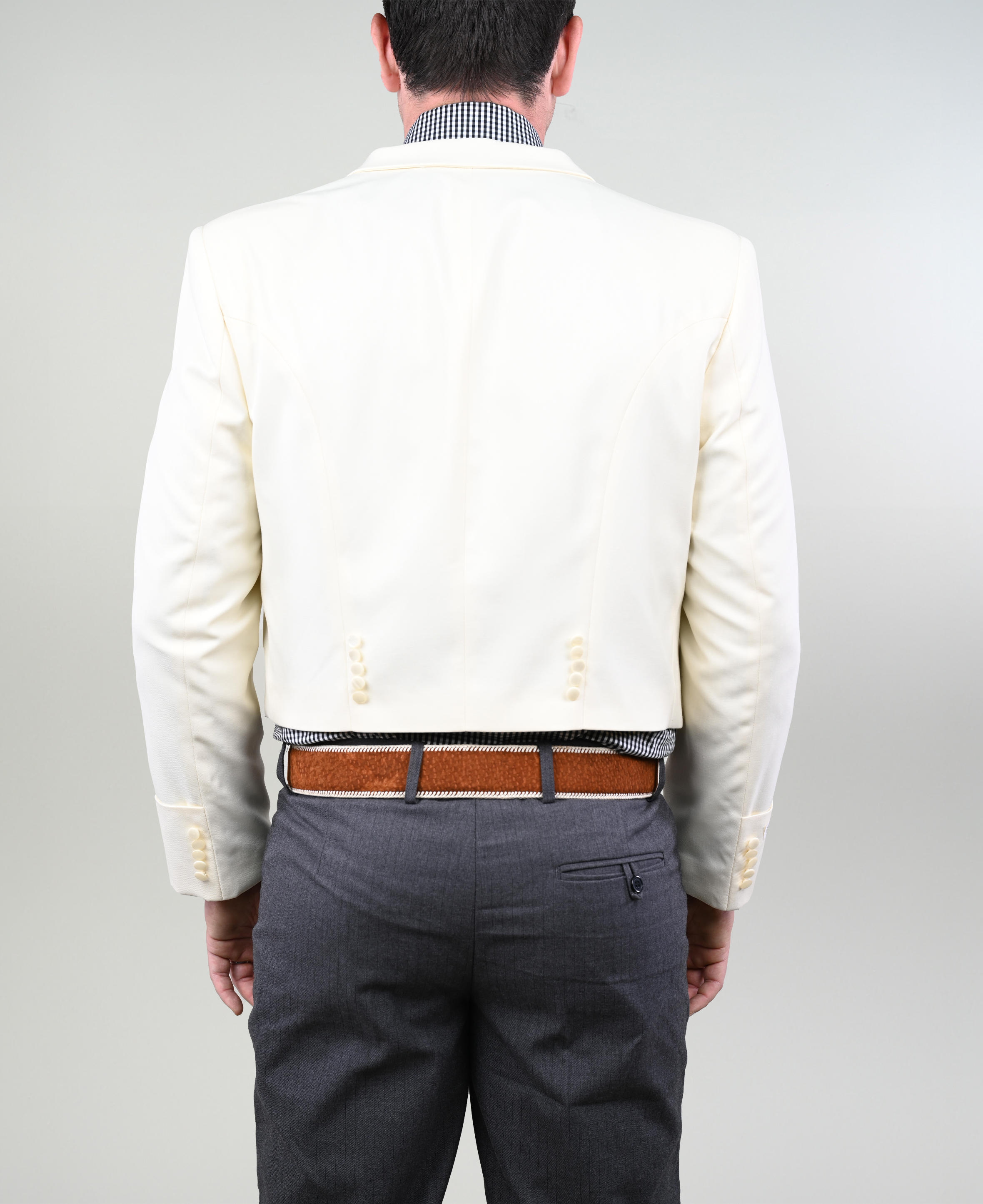 Chaqueta de Huaso Marfil Tradicional Catron imagen 3