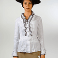 Blusa de Huasa Elegante con Vivo Catron miniatura 6