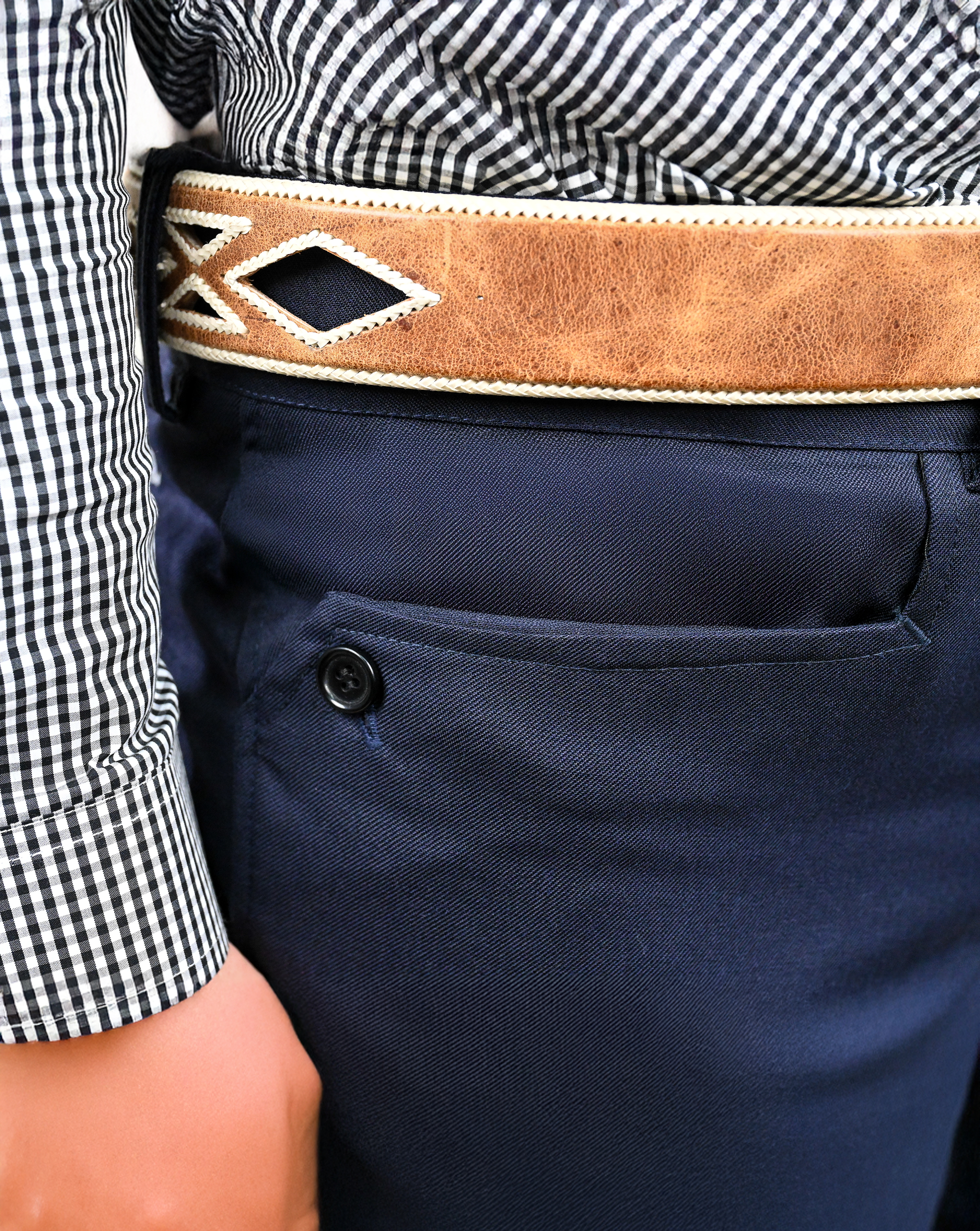 Pantalón de Huaso Corralero Azul Catron imagen 4