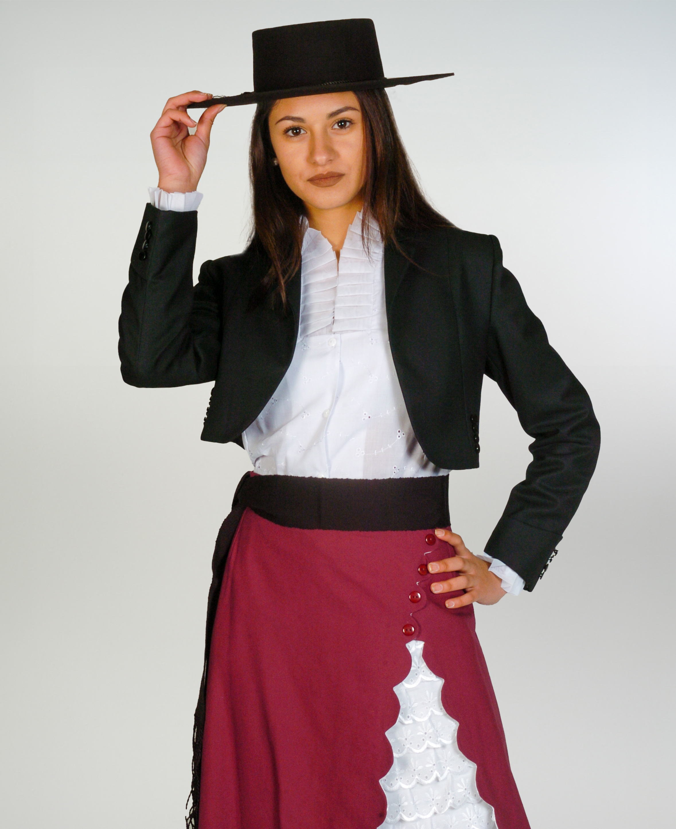 Chaqueta de Huasa Negra Catron imagen 1