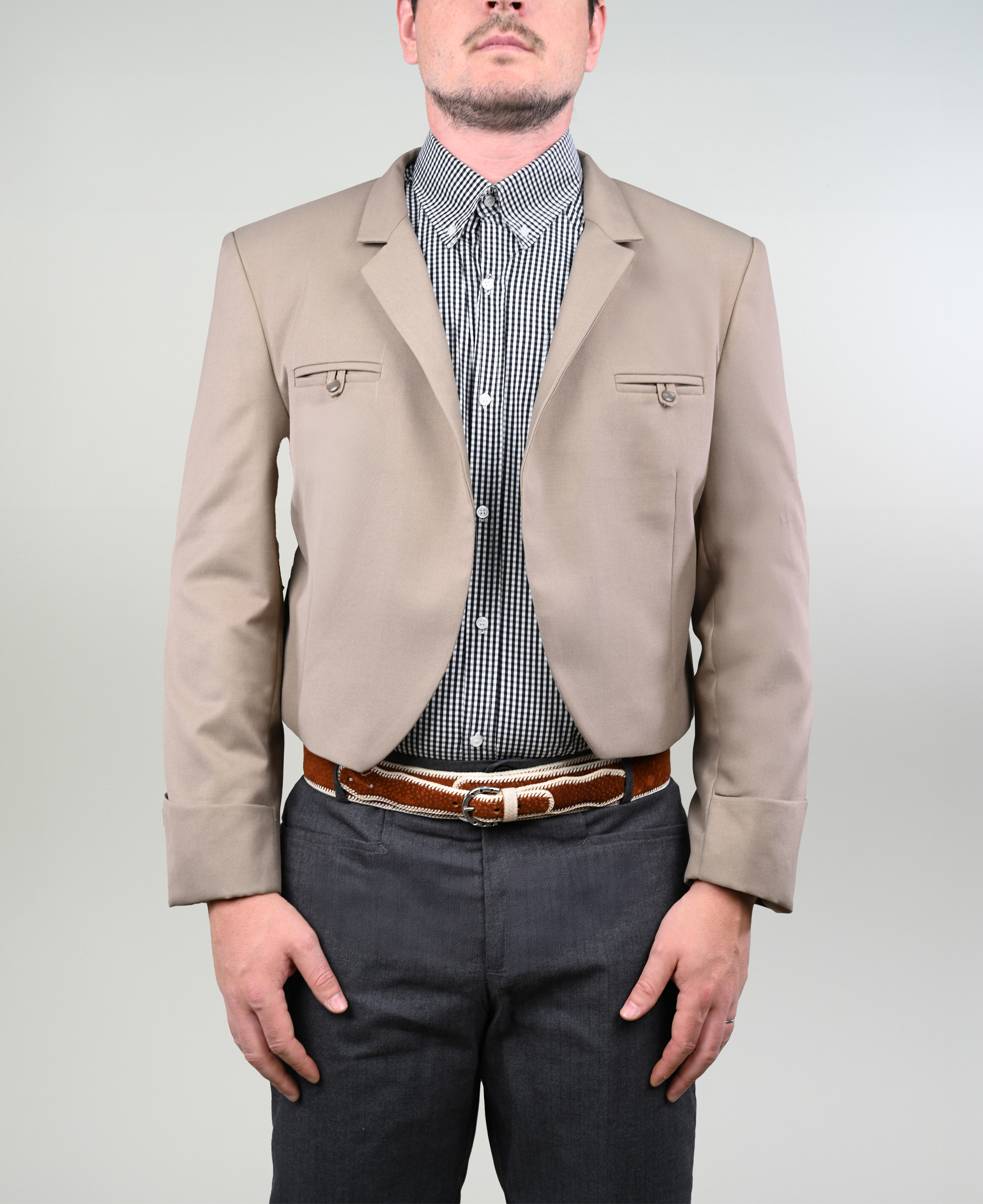 Chaqueta de Huaso Visón Tradicional Catron imagen 1