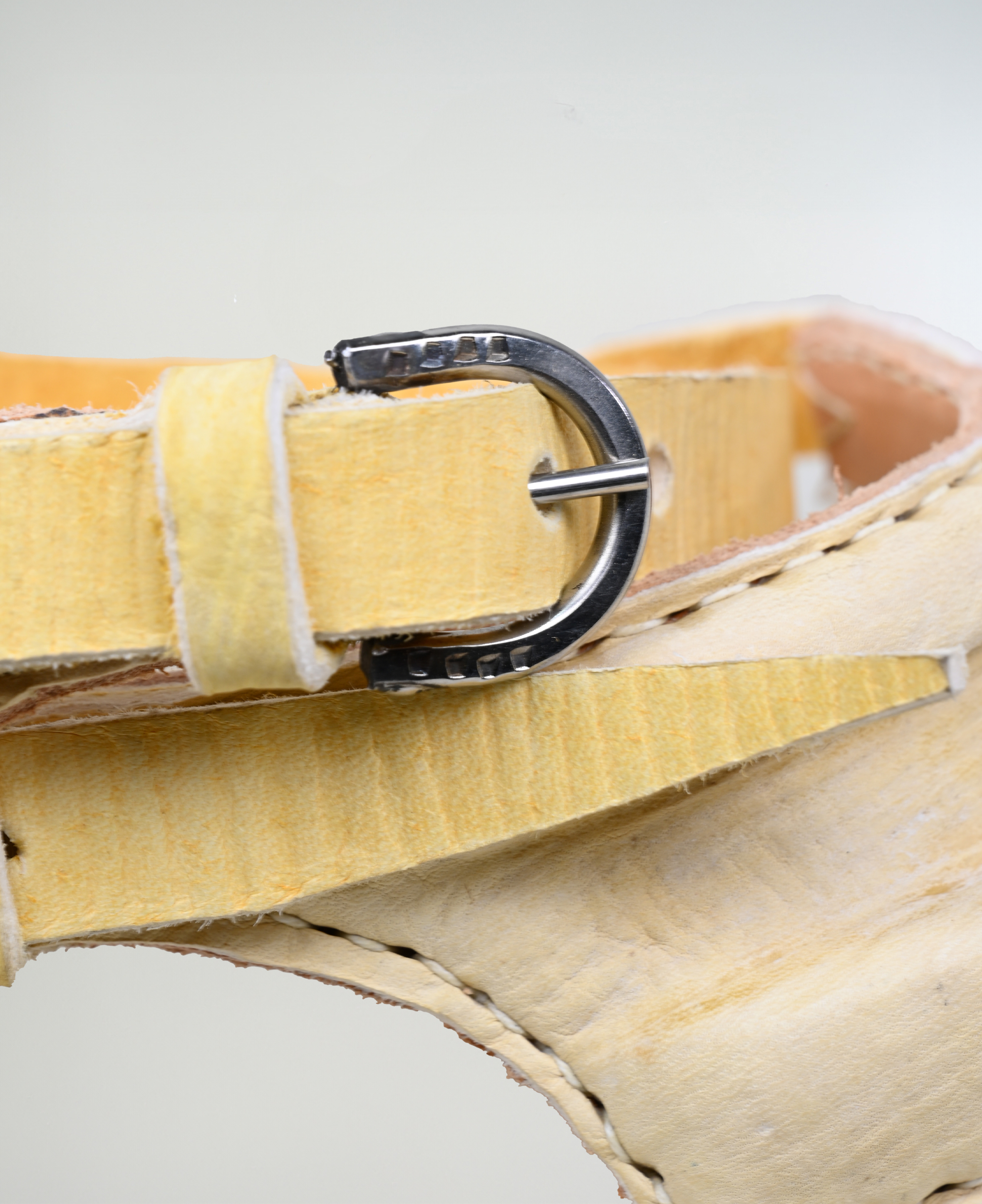 Talonera De Huaso Suela Lumbre Hebilla Inoxidable Catron imagen 3