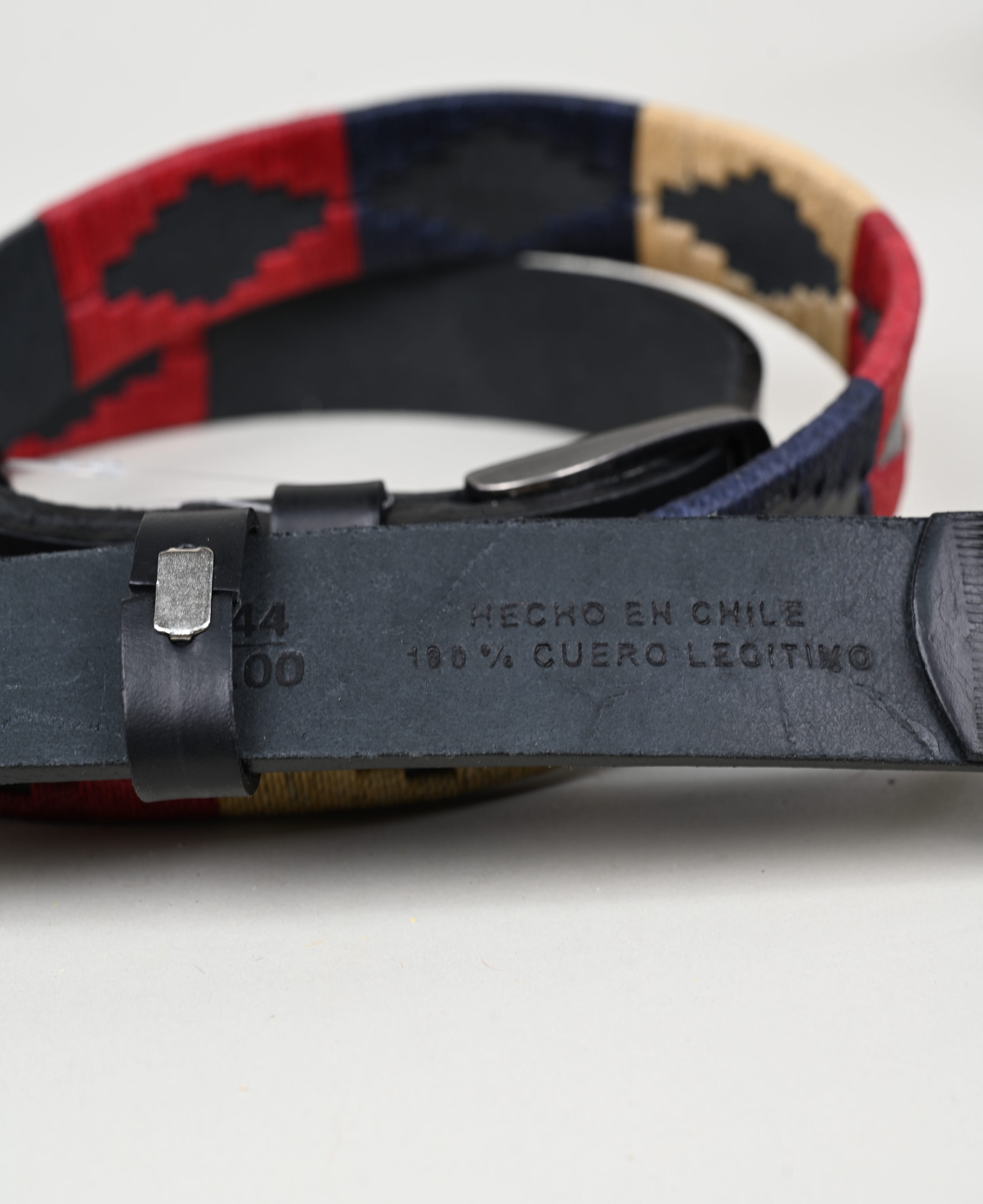 Cinturón De Suela Bordado Colores imagen 3