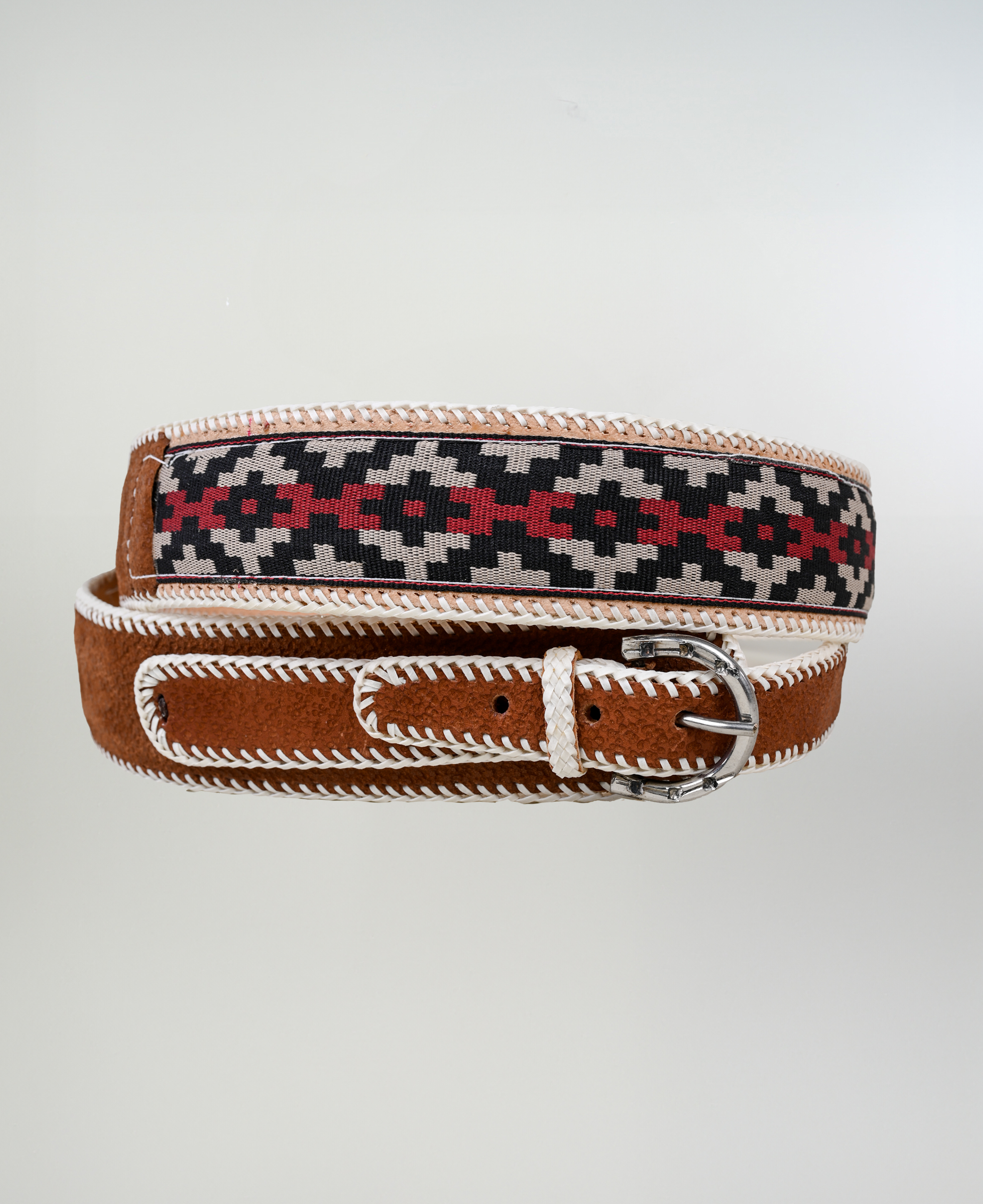 Cinturón de cuero con Cinta imagen 5
