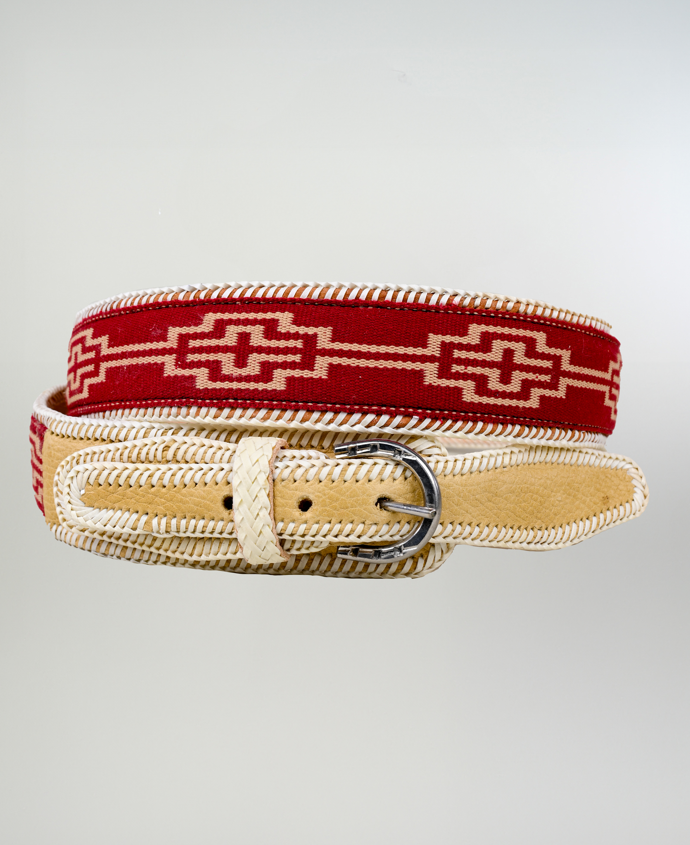 Cinturón de cuero con Cinta imagen 6