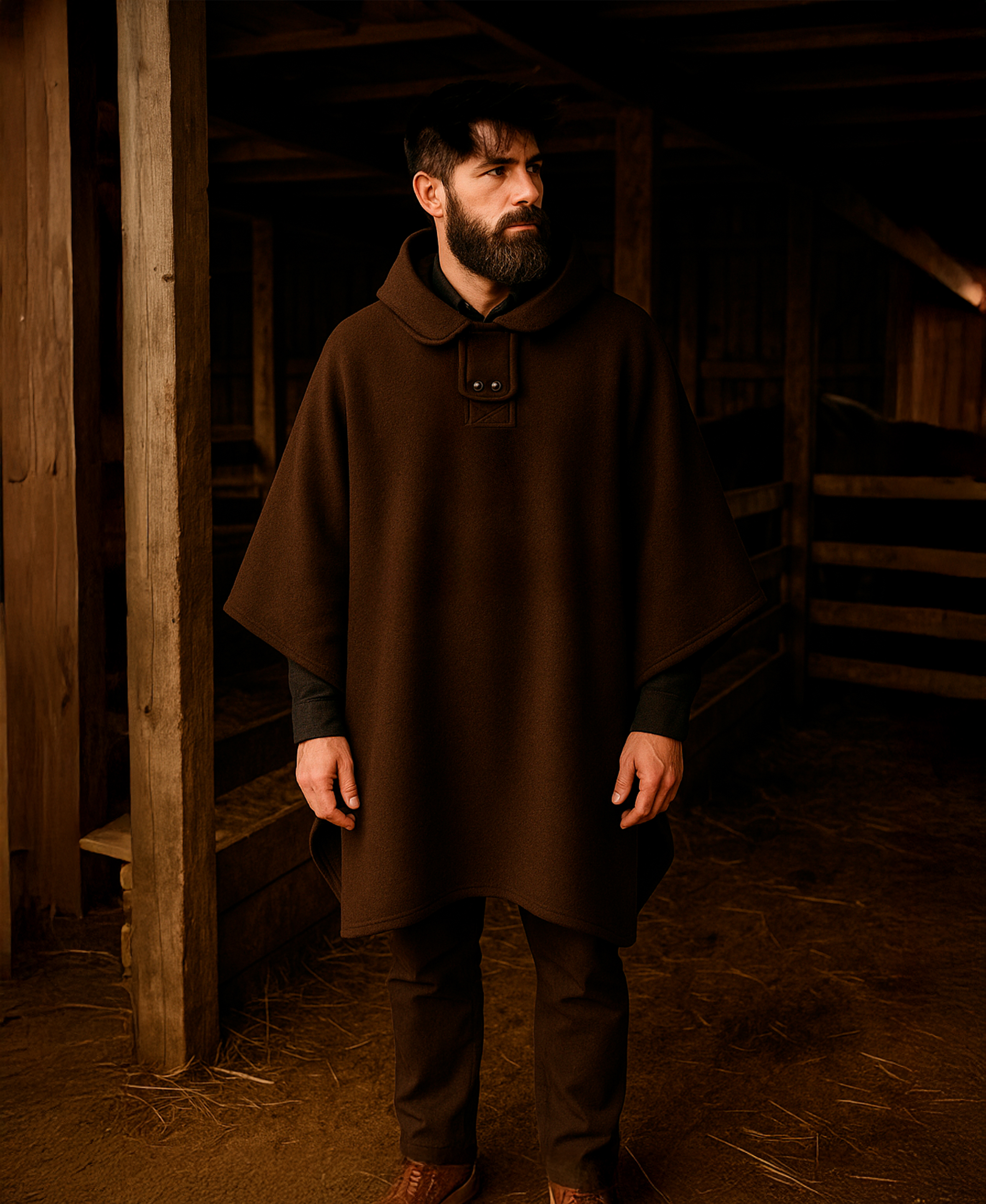 Manta o Poncho Castilla artesanal imagen 2