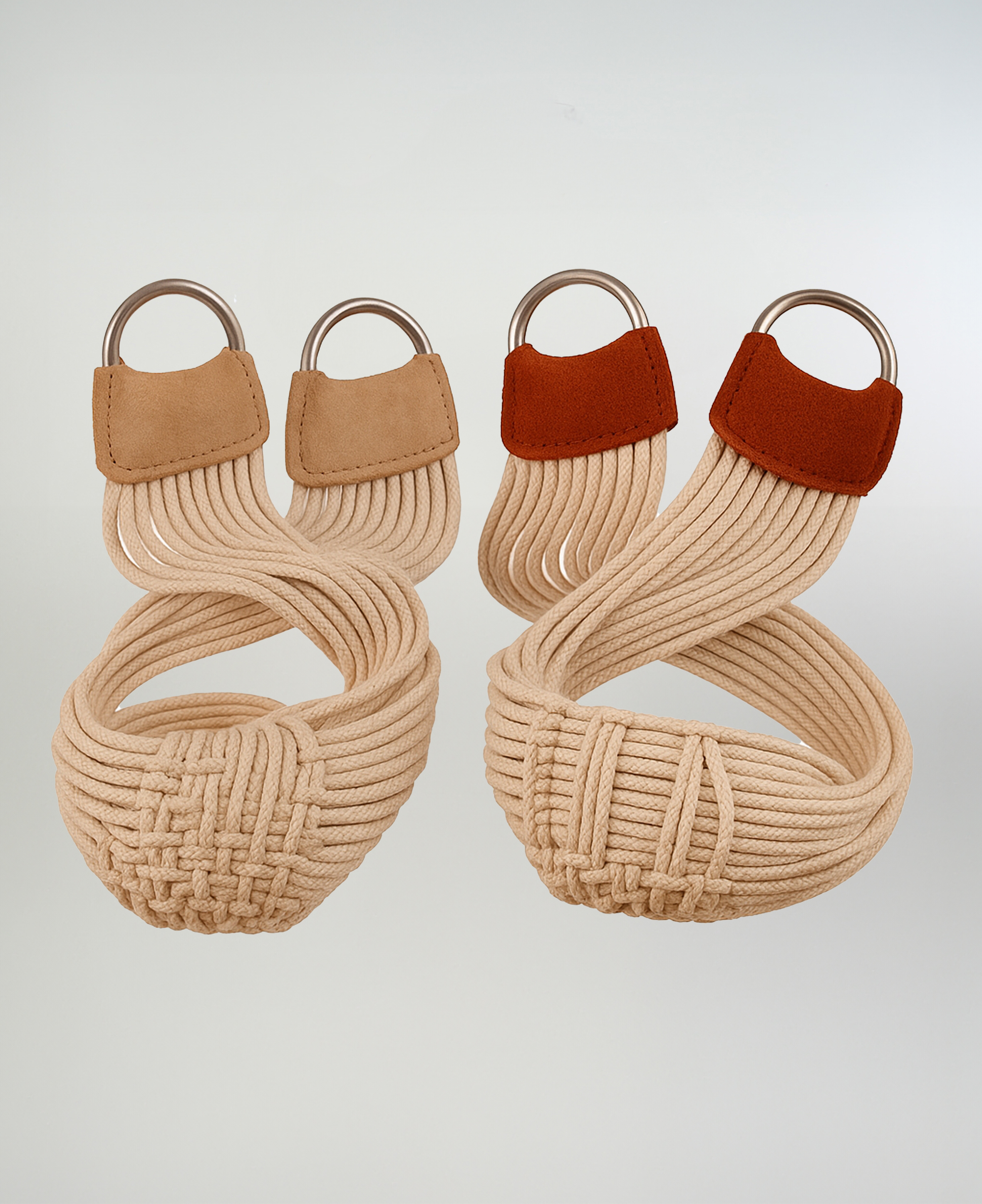 Cincha Para Caballo Cuero Crudo O Carpincho Catron imagen 1