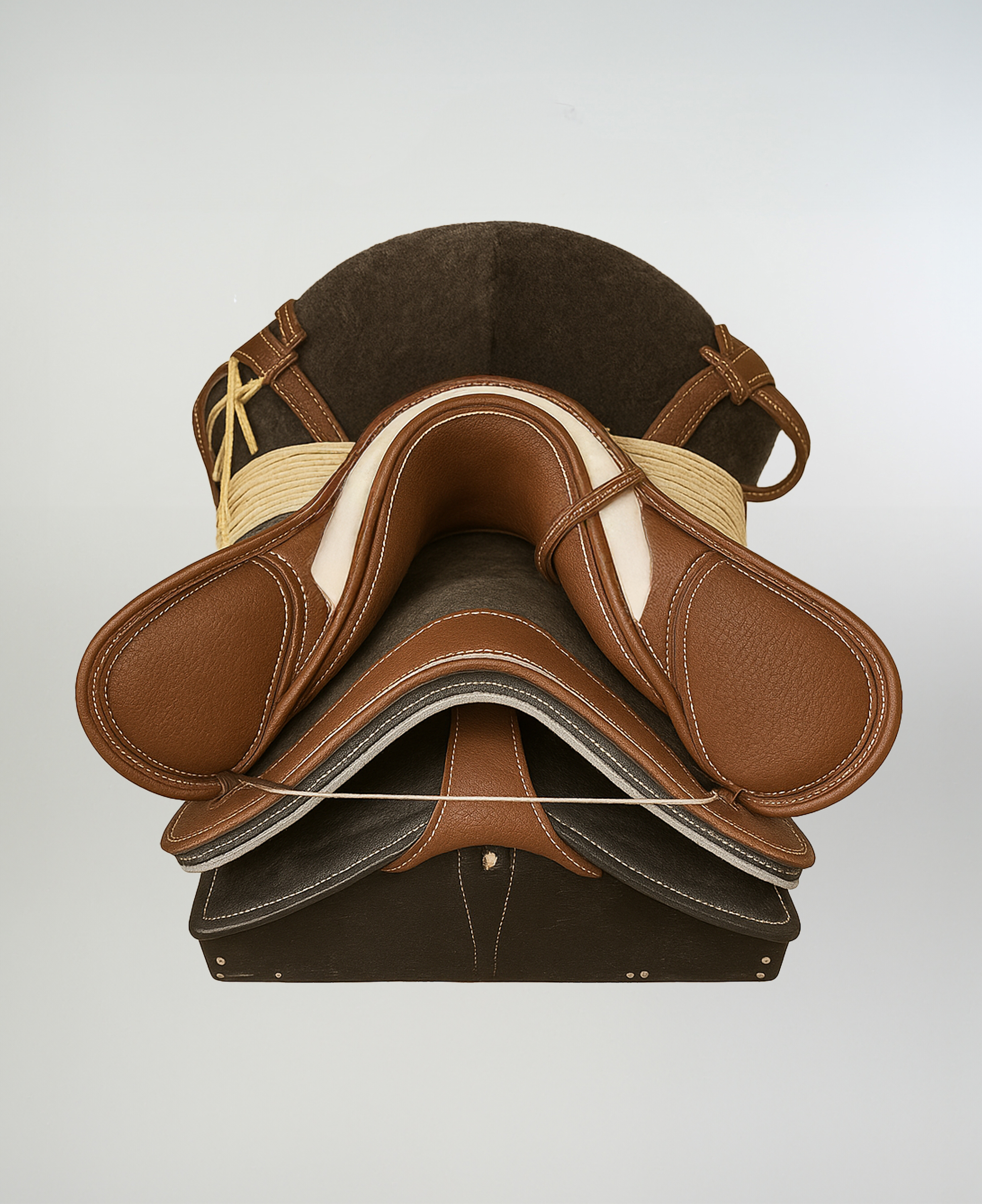 Montura Matizada Cuero Chancho Catron imagen 3