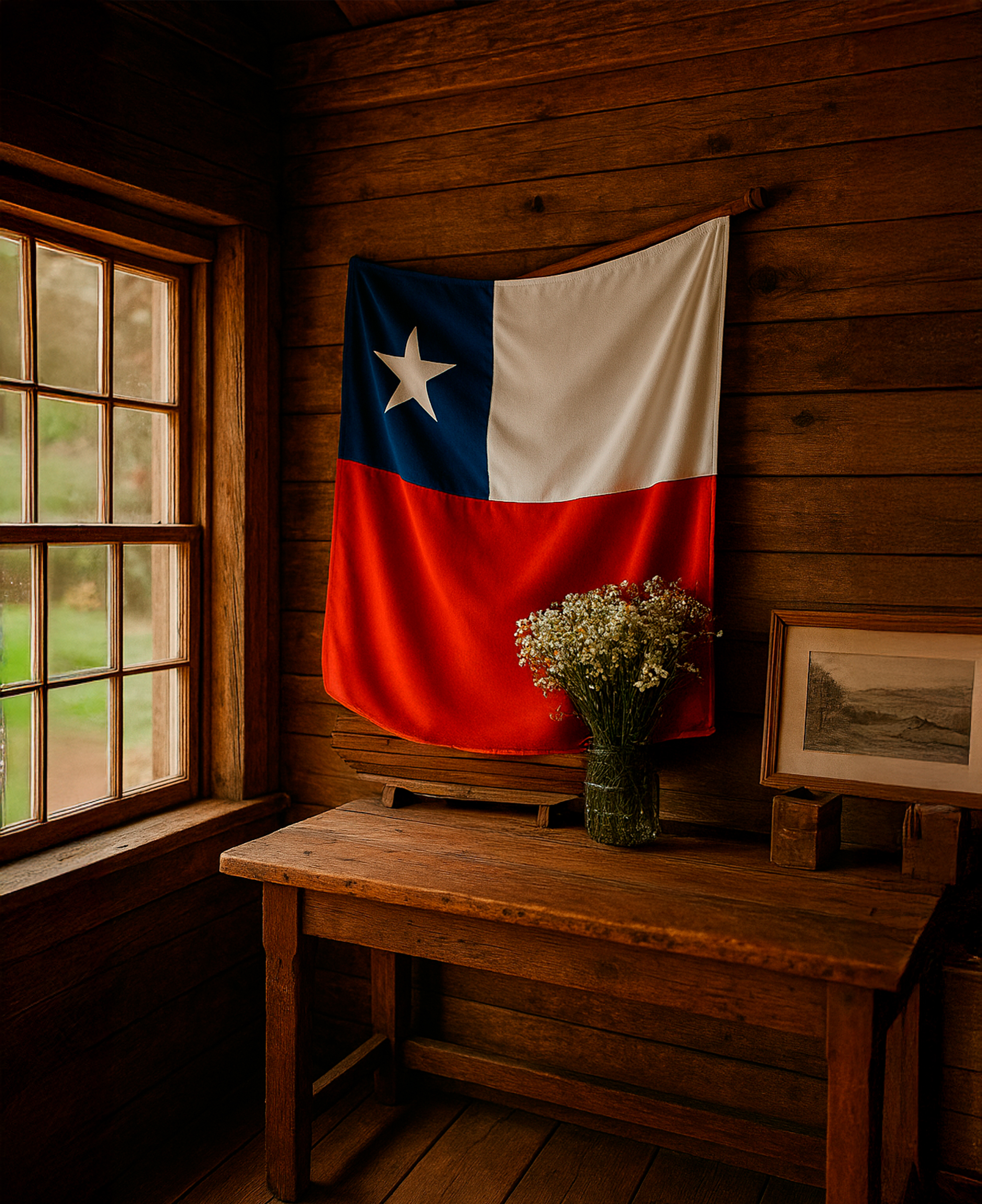 Bandera Chilena Catron imagen 2