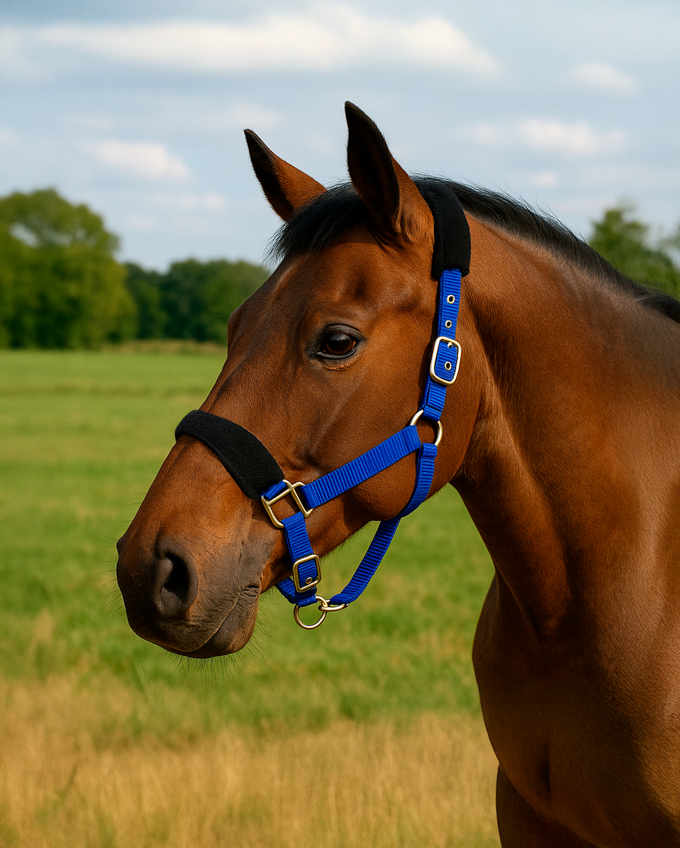 Jaquima Para Caballo Con Polar Catron imagen 2
