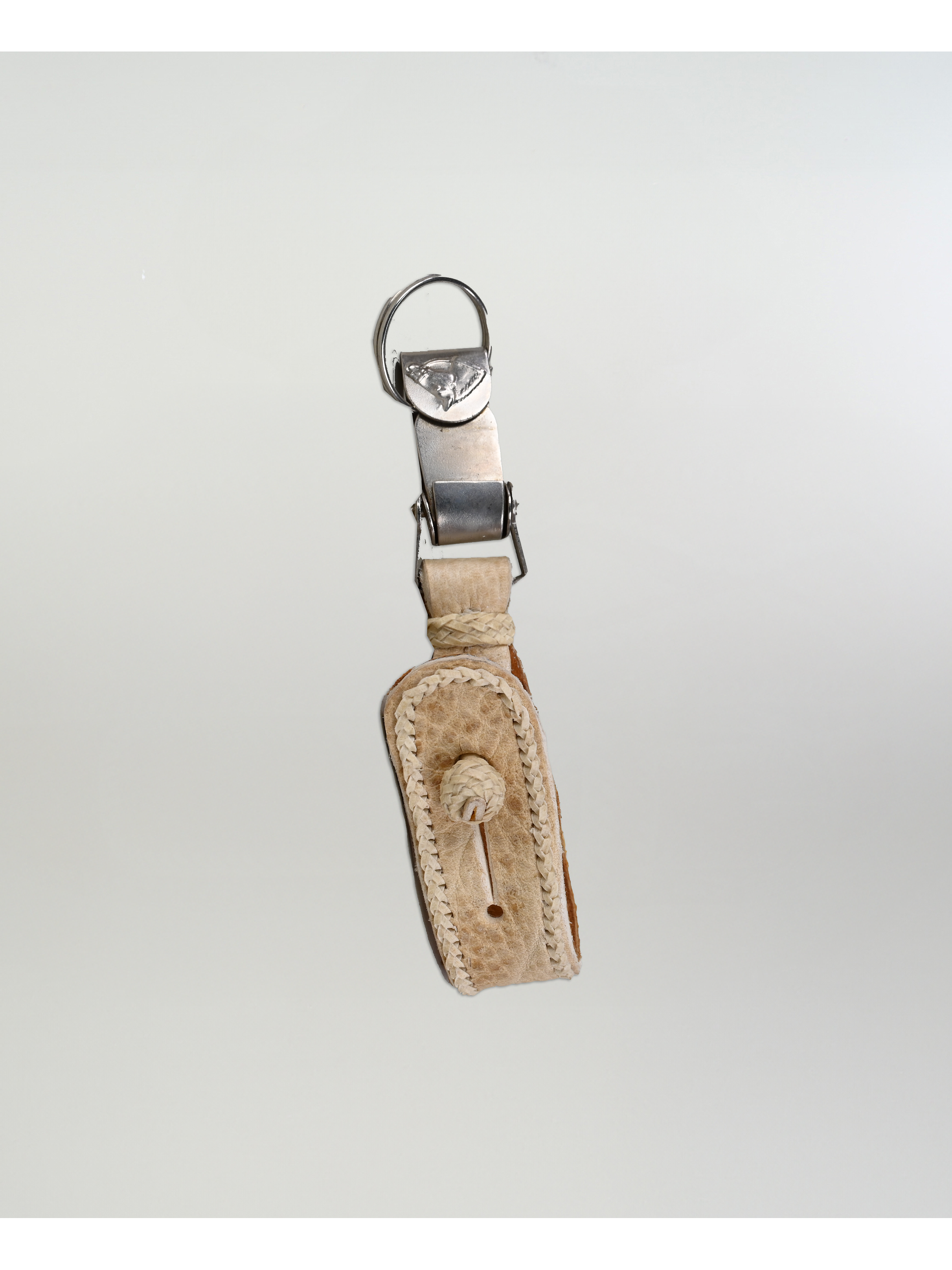 LLavero Cuero Crudo  1