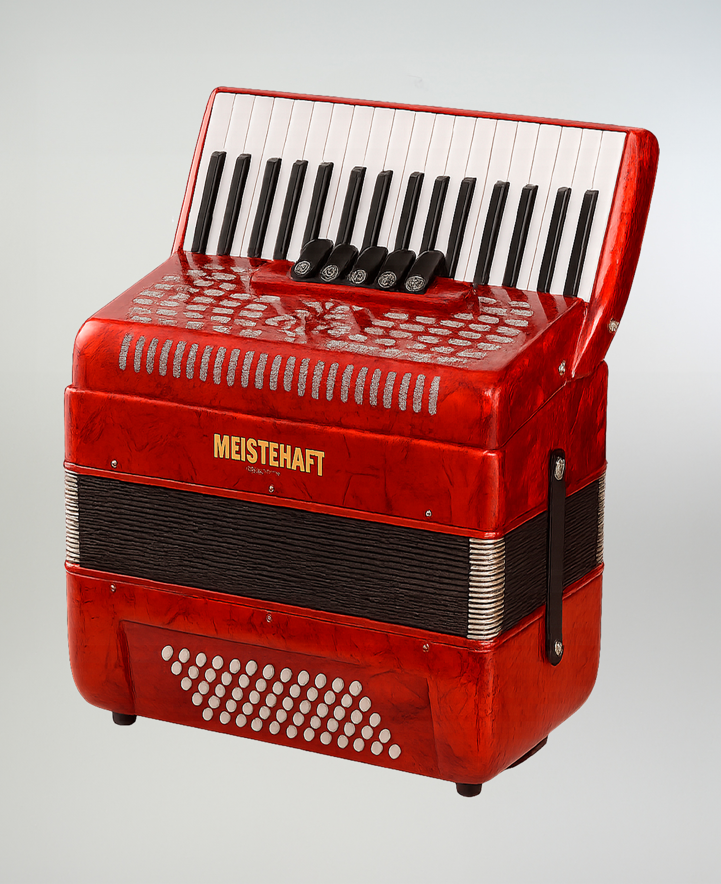 Acordeon Rojo Meistehaft imagen 1