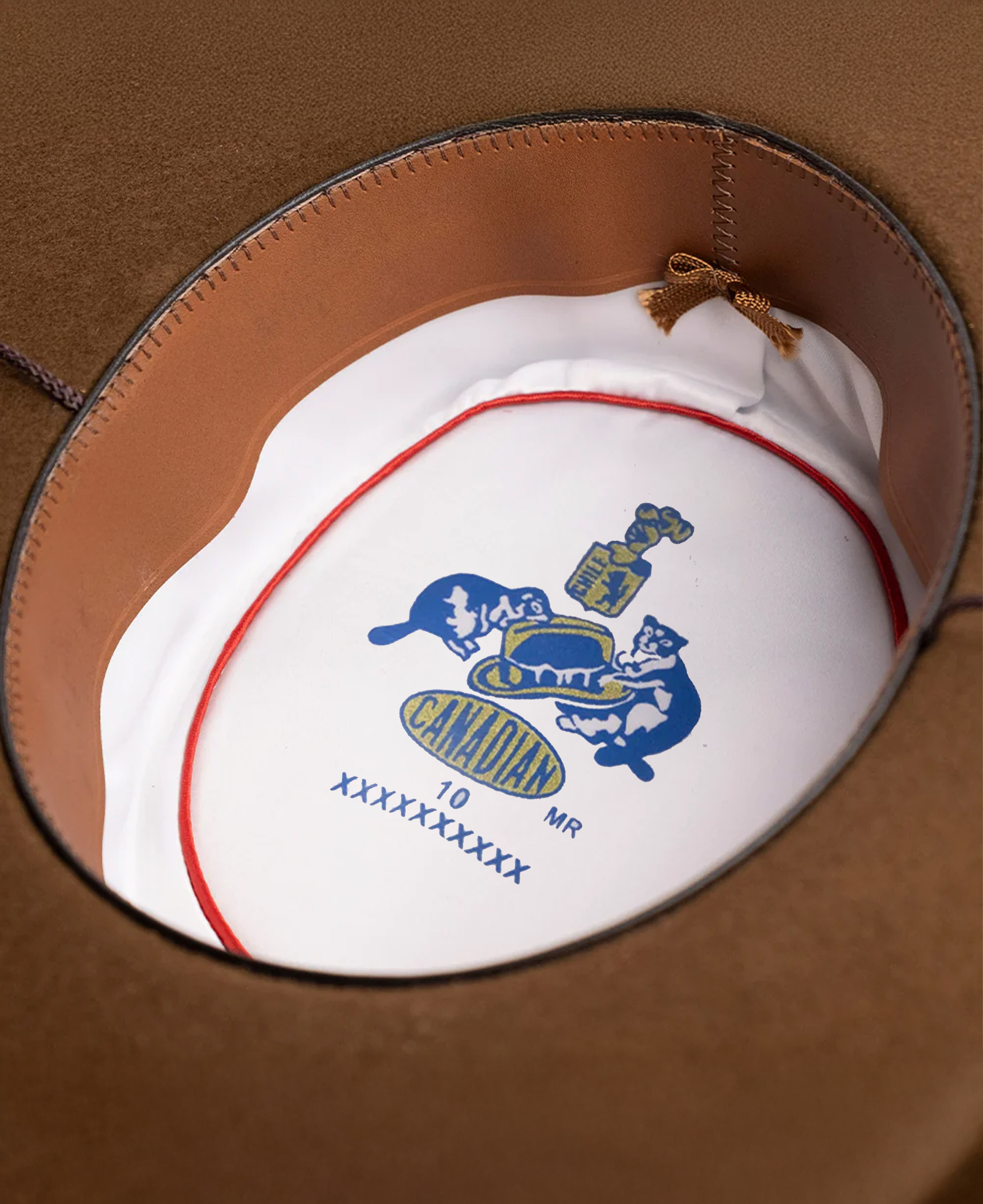 Sombrero De Huaso Canadian 100% Pelo De Conejo imagen 3