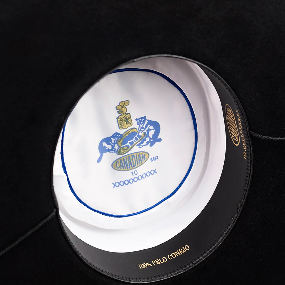 Sombrero De Huaso Canadian 100% Pelo De Conejo imagen 4