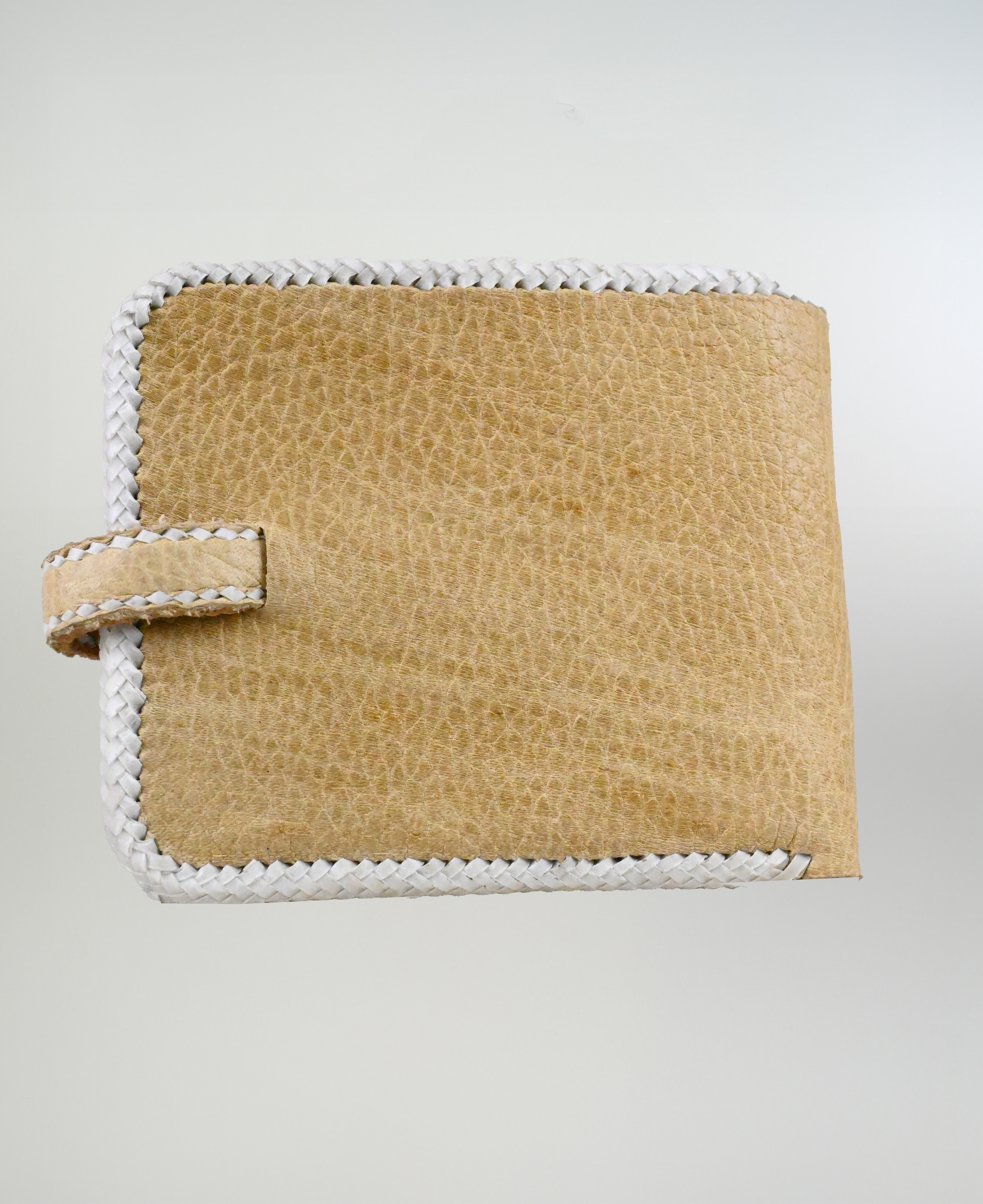 Billetera de Cuero Crudo y Chancho Costura Cuyana imagen 2