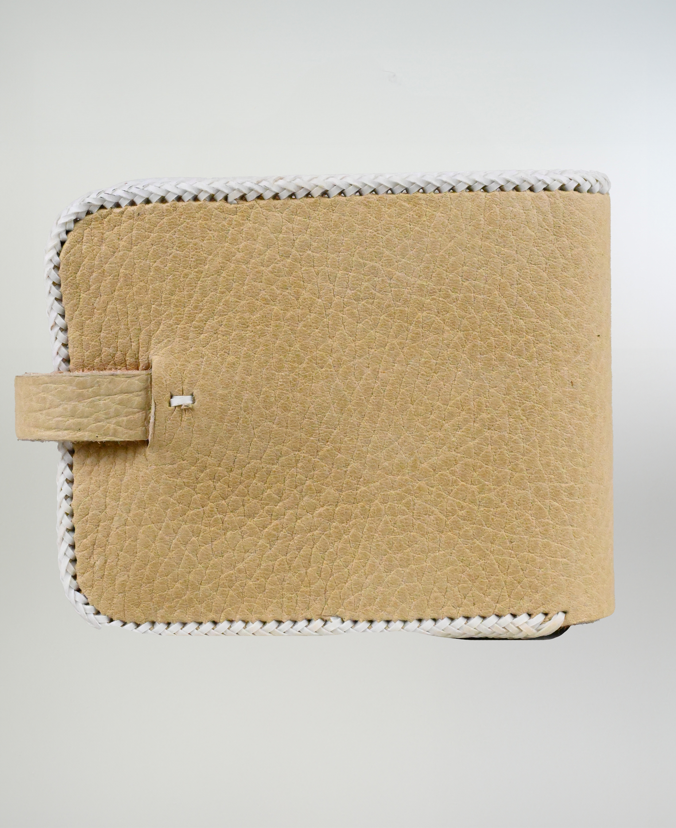 Billetera Cuero Crudo y Caballo Costura Cuyana  imagen 2