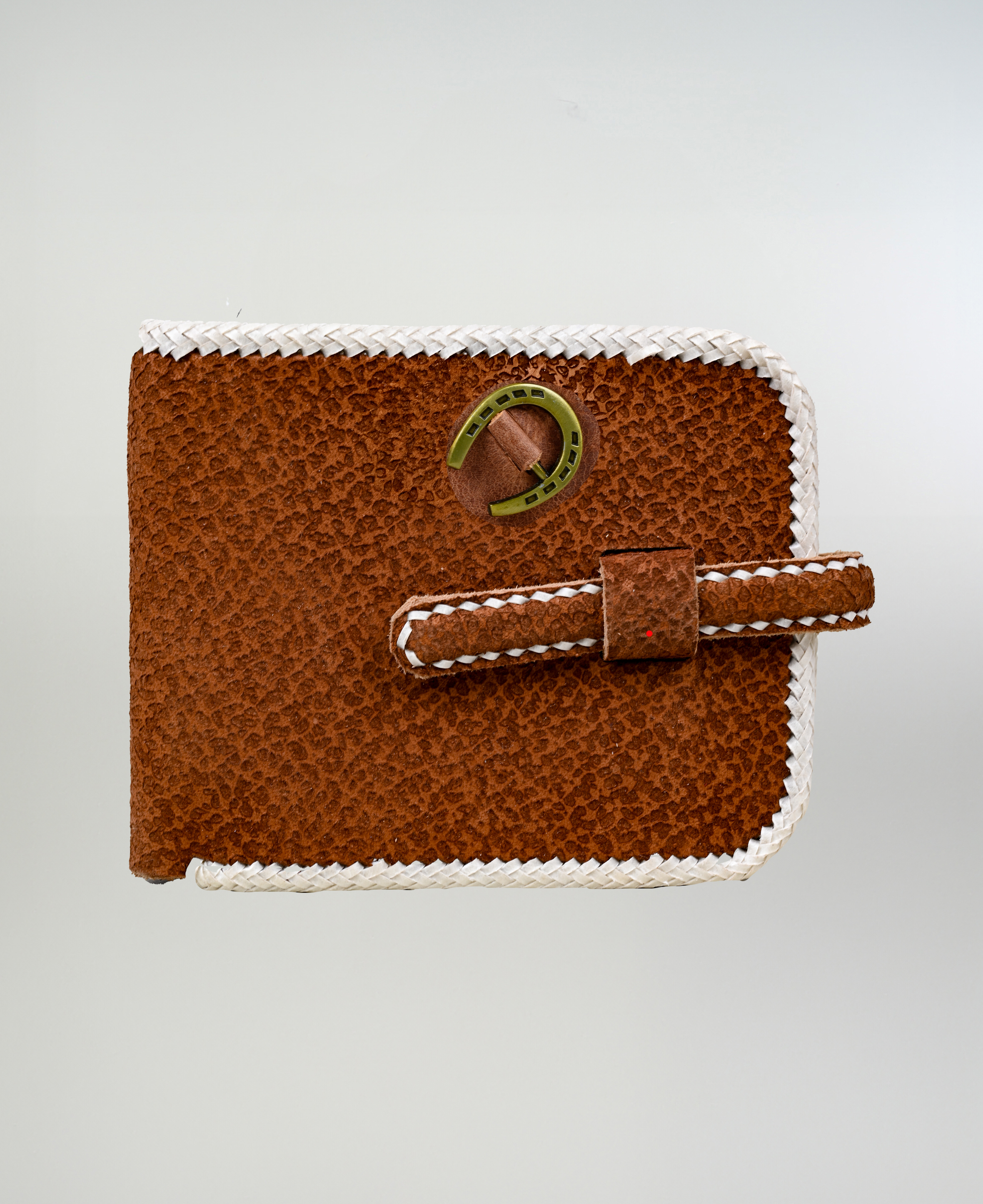 Billetera Cuero Chancho Completa Costura Cuyana  imagen 1