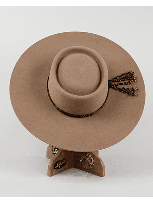 Sombrero De Huasa Paño Extra Camel Catrón