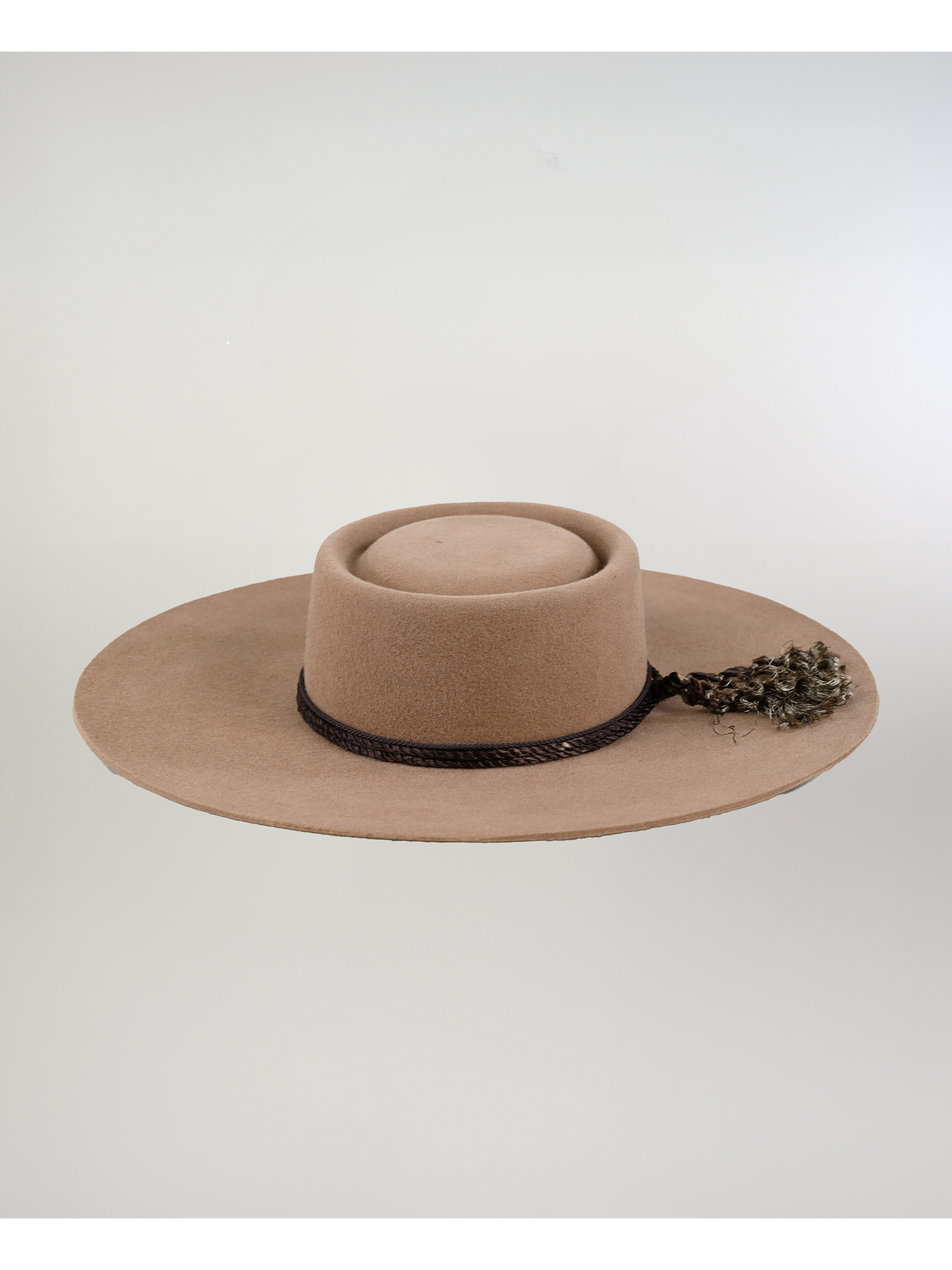 Sombrero De Huasa Paño Extra Camel Catrón 1