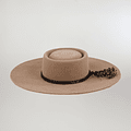 Sombrero De Huasa Paño Extra Camel Catrón miniatura 1